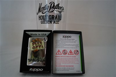 Monty Python Piss Off Zippo