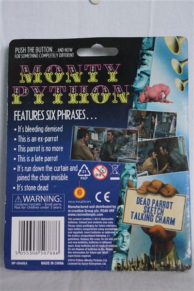 Dead Parrot Talking Charm 3