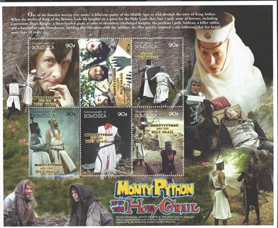 Monty Python Holy Grail Stamps