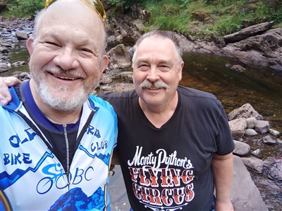 Amerikan från Illinois på Bracklinn Falls